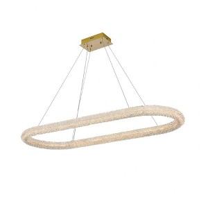 Elegant Lighting Bowen 1 - Light Chandelier in  Satin Gold - 1 of 4