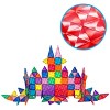 PICASSO-TILES Magnetic Tiles For Kids, 101PCS Construction STEM Building Blocks Educational Toy, Travel Size - 3 of 4