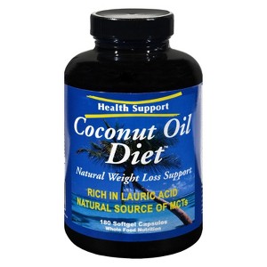Health Support Coconut Oil Diet - 180 Softgel Capsules - 1 of 1