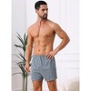 INSPIRE CHIC Men's Comfortable Breathable Cotton Mid-Waisted Striped Boxer Shorts - 2 of 4