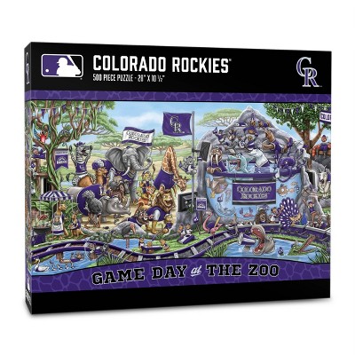 MLB Colorado Rockies Game Day at the Zoo Jigsaw Puzzle - 500pc