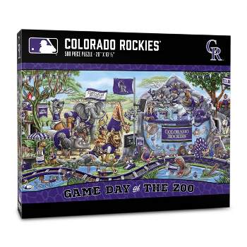 MLB Colorado Rockies Game Day at the Zoo Jigsaw Puzzle - 500pc