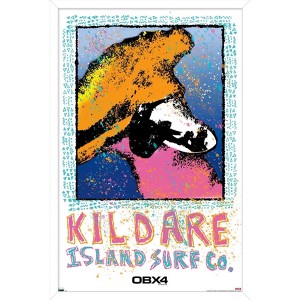 Trends International Netflix Outer Banks: Season 4 - Male Kildare Island Surfboard Co. Framed Wall Poster Prints - 1 of 4