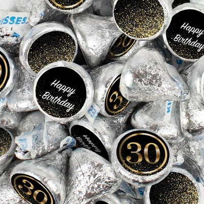 30th Birthday Candy Party Favors Chocolate Hershey's Kisses Bulk