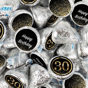 30th Birthday Candy Party Favors Chocolate Hershey's Kisses Bulk - 1 of 1