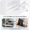 NicBex Set of 1/Set of 2 Shoe Cabinet with 2 Flip Drawers,Farmhouse Shoe Organizer with Drawer for Entryway,Hallway,Living Room - 4 of 4
