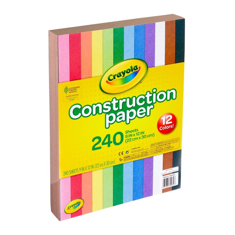 Crayola 240-Sheet Construction Paper 12-Color, 5 of 8