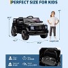 Licensed Mercedes-Benz G63 12V Kids Electric Ride-On Car with Remote Control,  Lights, MP3, USB & Bluetooth - 3 of 4