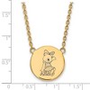 Black Bow Jewelry 14k Yellow Gold Plated Sterling Silver Alpha Xi Delta Greek Life Necklace 18 Inch - 2 of 4