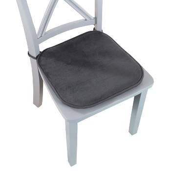 Lavish Home Gray Memory Foam Chair Pad HW8911037 - The Home Depot