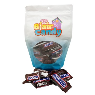 Blair Candy – Snickers Fun Size Candy Bars – Caramel, Nougat, Chocolate-Covered Candy - Available in 1, 2, 3, and 5 Pound Resealable Bags