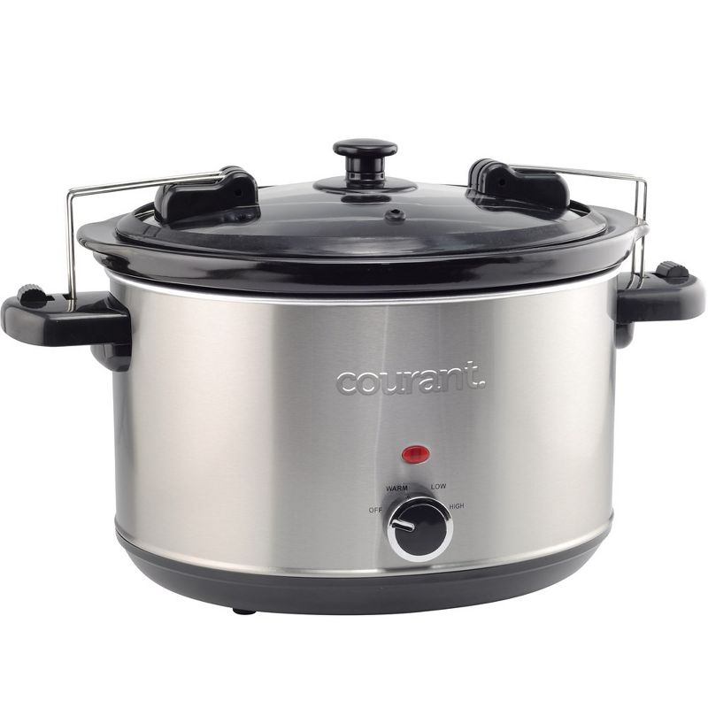 Courant 6-QT Locking Slow Cooker - Stainless Steel, 2 of 5