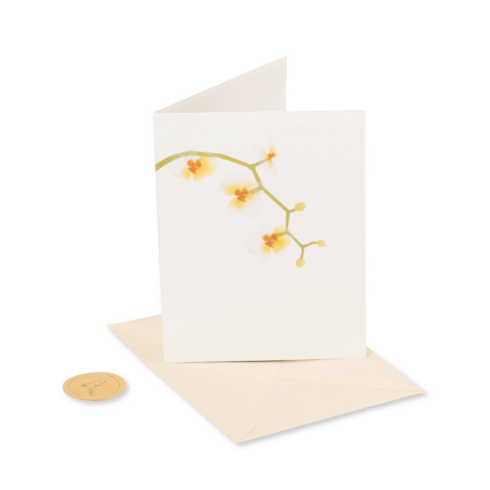 Photos - Envelope / Postcard Orchids Card - PAPYRUS