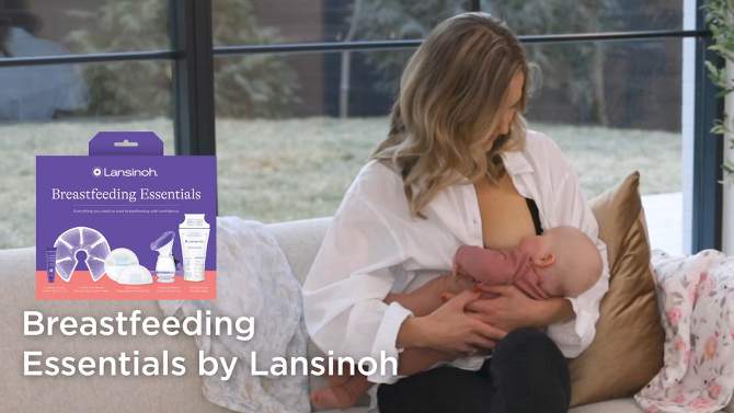 Lansinoh Breastfeeding Essentials Kit for Nursing Moms, 2 of 13, play video