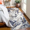 Faux Wool  Modern Abstract Machine Washable Area Rug Non Slip Soft Floor Carpet Low Pile Rug Foldable Nursery Rug for Bedroom - 2 of 4