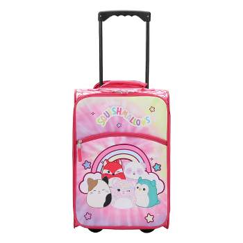Adorable Pink Squishmallows Youth 18 inch Travel Pilot Case Carry-on Luggage
