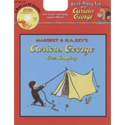 Curious George Goes Camping Book & CD - by  H A Rey (Mixed Media Product)