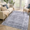 Vintage Washable Area Rug Non Slip Non Shedding Traditional Floor Cover  Stain Resistant Accent Indoor Foldable Mat - 3 of 4