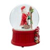 Kurt Adler 100MM Wind Up Musical Santa With Gift Bag Tree Water Globe - 2 of 4