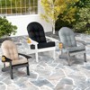 Infans Adirondack Chair HIPS Adirondack Chair w/Cup Holder & Cushion Grey - 3 of 4