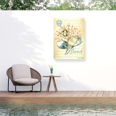 "Under The Sea Nautical I" Outdoor Canvas