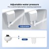 Bidet Attachment for Toilet, Self-Cleaning Dual Nozzle with Adjustable Water Pressure, Rear Wash Toilet Seat Attachment, - 4 of 4
