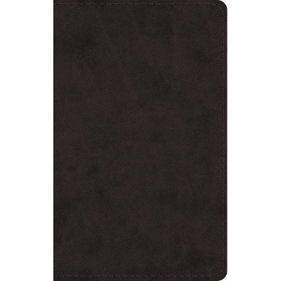 ESV Pocket Bible (Trutone, Black) - (Leather Bound)