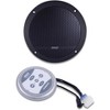 Pyle Marine Bluetooth Speaker & Amplifier System with 240W, 6.5" Speakers, Wireless Music Streaming, and Auxiliary Input – PLMRKT9 - 2 of 4