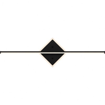 Quoizel Lighting Parcelle 1 - Light Vanity in  Matte Black