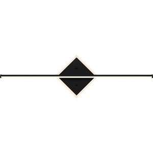 Quoizel Lighting Parcelle 1 - Light Vanity in  Matte Black - 1 of 4