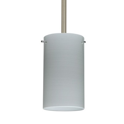 Besa Lighting Stilo 7 1 - Light Pendant in  Satin Nickel