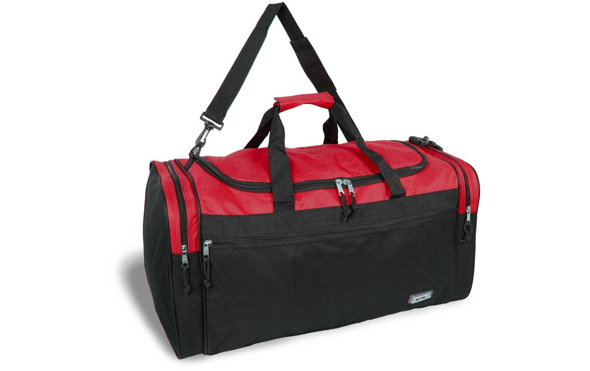 JWorld Copper 56L Duffel Bag - Red/Black