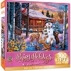 MasterPieces 300 Piece EZ Grip Christmas Jigsaw Puzzle - Winter Visitors. - 2 of 4