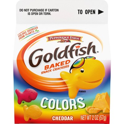 Pepperidge Farm Goldfish Cheddar Crackers - 2oz Carton : Target