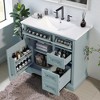 36" Bathroom Vanity with Ceramic Undermount Sink, 2 Tip-Out Drawers, Soft-Close Hinges, Adjustable Shelf and Modern Storage Design - 4 of 4