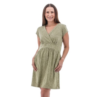 Old Ranch Brands Mavis Dress - Oil Green, Size Large : Target