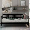 ALEXOUN Wood Daybed Twin Size,Heavy Duty Modern Bed Platform with Headboard Footboard,No Box Spring Needed,for Apartments Home Office - 2 of 4