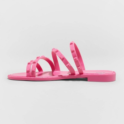 cheap pink sandals