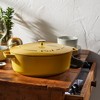 Staub Cast Iron 6.25-qt Shallow Oval Dutch Oven - 3 of 4