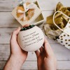 Pavilion Gift Company - A Little Bit Of Heaven In Our Home - 4" Round Tealight Terracotta Candle Holder Bereavement Funeral - 4 of 4
