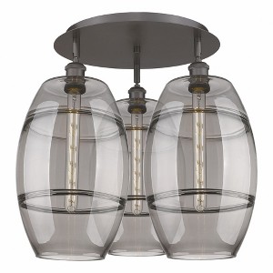 Vaz - 3 Light Flush Mount In Industrial Style-19.5 Inches Tall and 21.75 Inches Wide - 1 of 1