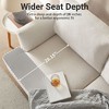 Gericco 65" Deep Seat Loveseat Sofa, Mid Century Modern Couches for Living Room, Small Couches for Small Spaces Couches with Wooden Legs - 4 of 4
