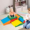 Costway 7 PCS Lightweight Foam Corner Climber Toddlers Colorful Climbing Toys with EPE Foam - 4 of 4