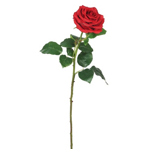 Artificial Pk 3 Real Touch Rose 26 Red Vickerman Target