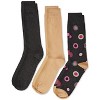 Memoi Circle Fill Men's Cotton Blend Crew Sock 3 Pack - 3 of 4