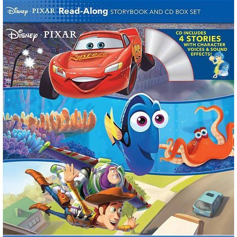 Disney Pixar Read Along Storybook And Cd Box Set By Disney Book Group Hardcover Target