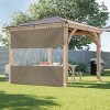 Covers&All Outdoor Clear Panel Curtain, Outdoor Curtains for Patio, Waterproof & Weather Resistant Tarp - 4 of 4