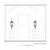 Livex Lighting Hamilton 3 - Light Post Light in  Textured Black - 2 of 2