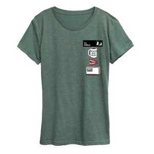 Women's - The Office - The Office Icons Short Sleeve Graphic T-Shirt - 1 of 4