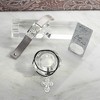 Pavilion Gift Company - Faith Bracelet - 8.5" x 1" Silver Leather - Bracelets - 2 of 3